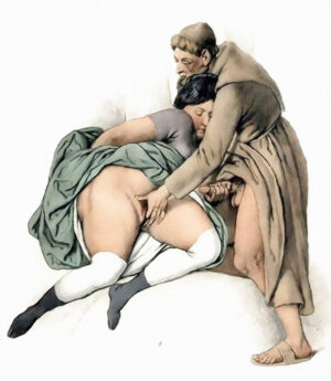 Johann Nepomuk Geiger Fine Art Photo Print Poster Amateur Erotic Drawings three