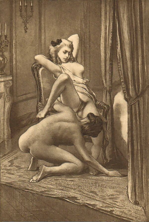 Edouard Henri Avril Fine Art Print Poster Fanny's Beauties Displayed